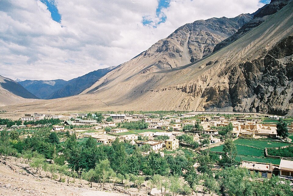 Tabo Village View from The Caves