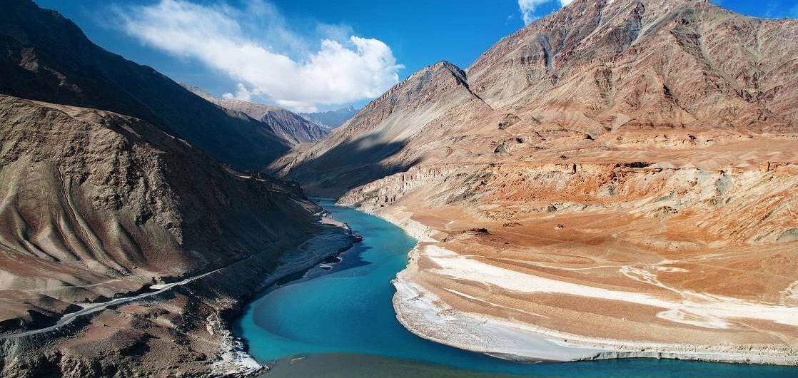 Sangam of Indus & Zanskar View 2